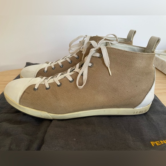 Fendi mid-top sneaker - Size 12 - Picture 1 of 5